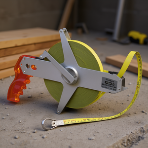 Cinta Métrica Stanley Master II de 50m con Carcasa Metálica y Gancho para Mediciones Precisas - Product Image 3