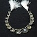 Perles briolette en quartz rutilé doré, perles briolette en quartz rutile doré, 8 mm à 13 mm, brin de 8 pouces. - Product Image 3