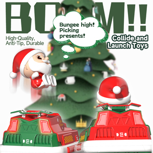 El más nuevo coche de parachoques de Papá Noel de 2,4G con luz y música Control remoto eyector catapulta parachoques <span class=keywords><strong>Crash</strong></span> RC coche regalo de Navidad - Product Image 4