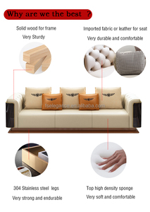 Mantas salone mobili divano di lusso gambe legno <span class=keywords><strong>Turri</strong></span> Beanbag Set divano moderno soggiorno mobili - Product Image 5