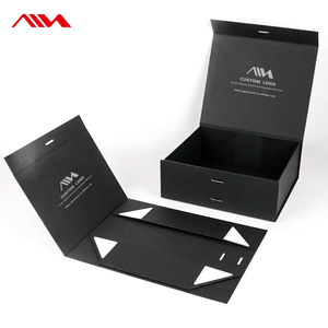 Luxury White Black Large Gift Box Custom Paper Box For Clothing Packaging Magnetic Cardboard Shipping Box For Clothes Dress
