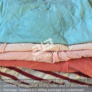 100% Cotton <strong>White</strong> Mechanic Rags Garment Scraps Bulk Mixed Rags <strong>Used</strong> Printed T <strong>Shirt</strong> Wiping Rags - Product Image 3