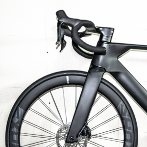 Bicicleta de Carretera T700 T800 Sensah 700C Aero Racing con Cuadro de Fibra de Carbono, 24 Velocidades, Llanta de Aluminio, Frenos de Disco Hidráulicos de 160 mm, W06 - Product Image 5