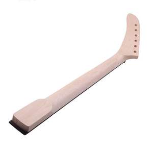 Mástil de Guitarra de 22 Trastes en Oferta, Mástil de Guitarra de Arce Tipo Banana con Diapasón de Palisandro para Repuesto de Piezas de Guitarra, Acabado Satinado - Product Image 3