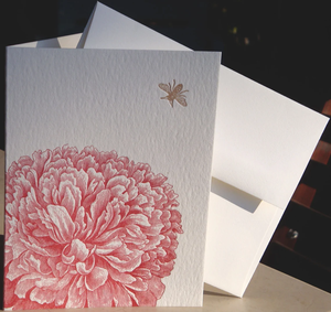 Biglietto d'auguri pieghevole con stampa tipografica 'Love You' e cornice vintage, biglietti di ringraziamento personalizzati fatti a mano in carta di cotone bianca - Product Image 5