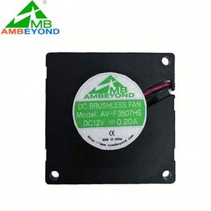 Ventilador Turbo Mini de Alto Rendimiento, 35x35x07mm, Super Silencioso, Resistente al Agua, con Rodamiento de Bolas, Eléctrico, OEM, para Uso en Refrigeradores - Product Image 4