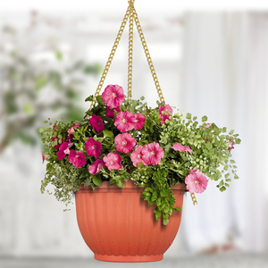 Bán buôn Dừa Sợi Treo Flower Basket, giá rẻ Rèn Giỏ Treo Sắt với <span class=keywords><strong>Coco</strong></span> Lót, Dây kim loại Treo <span class=keywords><strong>Planter</strong></span> - Product Image 1