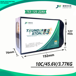 Batterie semi-solide Thunder Stone TS3 12S 22000mAh haute performance pour drones/UAV 3.8V-4.35V 280Wh/kg - Product Image 3