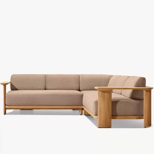 Muebles de Jardín SUNWAY, Conjuntos de Sofás de Madera Impermeables para Exteriores, Sofá de Patio de Teca para Hotel, Conjunto de Sofás de Jardín de Lujo, Muebles de Patio - Product Image 6