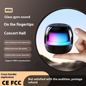 Xách tay 5W RGB Mini <span class=keywords><strong>Speaker</strong></span> với loa siêu trầm dễ thương ngoài trời bass âm thanh rạp hát tại nhà bầu không khí ánh sáng sẵn sàng đóng gói quà tặng - Product Image 2