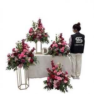 Centro de Mesa de Bola de Flores Artificiales Hechas a Mano, Diseño Moderno y Colorido, Impermeable y Ecológico, para el Año Nuevo Chino - Product Image 1