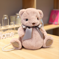 Sac à dos ours en peluche personnalisé Sacs de livres pour enfants en bas âge Cartoon Sac à dos pour enfants mignon Cartable mini sac à dos en peluche