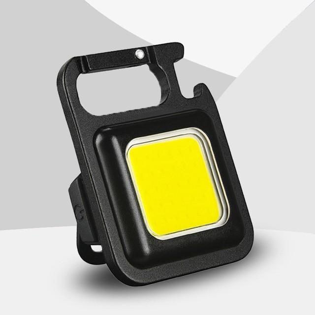 Wireless LED Lamps COB Night Light Working Pocket Mini USB Rechargeable Flashlight 3 Light Mode Keychain Camping Emergency Lamps