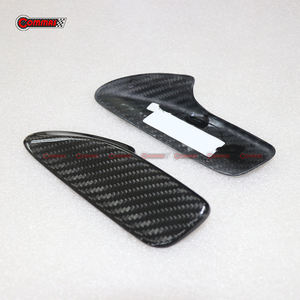 Manijas de puerta laterales de fibra de carbono seca estilo OEM para Ferrari 488, piezas de carrocería para automóviles - Product Image 6