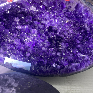Chất lượng cao tự nhiên Brazil thạch anh tím geode pha lê thạch anh Uruguay thạch anh tím cụm cho Reiki chữa bệnh - Product Image 3