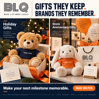 Jouets en peluche personnalisés en gros avec logo pour cadeaux d'entreprise, promotions de fin d'année et anniversaires de magasin, MOQ 100 pièces