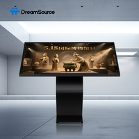 Pantalla LCD Industrial de 32-65 Pulgadas para Montaje en Rack, Pantalla LCD de 1024x768 1080P con Pantalla Táctil para Gabinete de Servidor