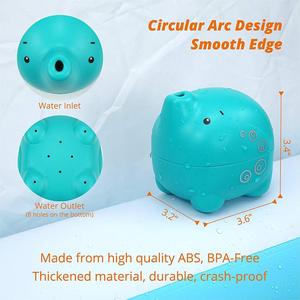 Jouet <span class=keywords><strong>de</strong></span> <span class=keywords><strong>bain</strong></span> pour enfants mignon, pomme <span class=keywords><strong>de</strong></span> douche à main, rinçage du shampoing, <span class=keywords><strong>éléphant</strong></span>, écologique, sécurité, plastique ABS, animal, pluie, cascade - Product Image 4