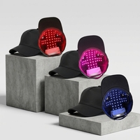 Gorro de Terapia Capilar Portátil con Luz Infrarroja Roja de 660 Nm y 850 Nm, Dispositivo Médico de Grado Profesional