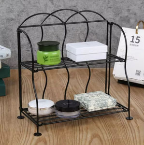 Estante de ducha independiente de Metal para baño montado en la pared, de doble nivel soporte de almacenamiento, organizador, estante de ducha para Baño - Product Image 2