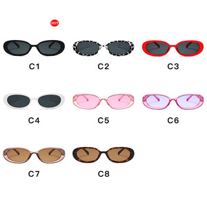 Nouvelles Lunettes de Soleil PC à Monture Fine Style Personnalisé Unisexe Couleur Vache Légères Confortables UV400 Vente Rapide Transfrontalière - Product Image 4