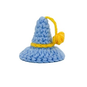 Mini chapeau DIY pour poupée, accessoires vestimentaires, chapeau grenouille, chapeau de Noël, produit fini, article en fil fait main au crochet - Product Image 4
