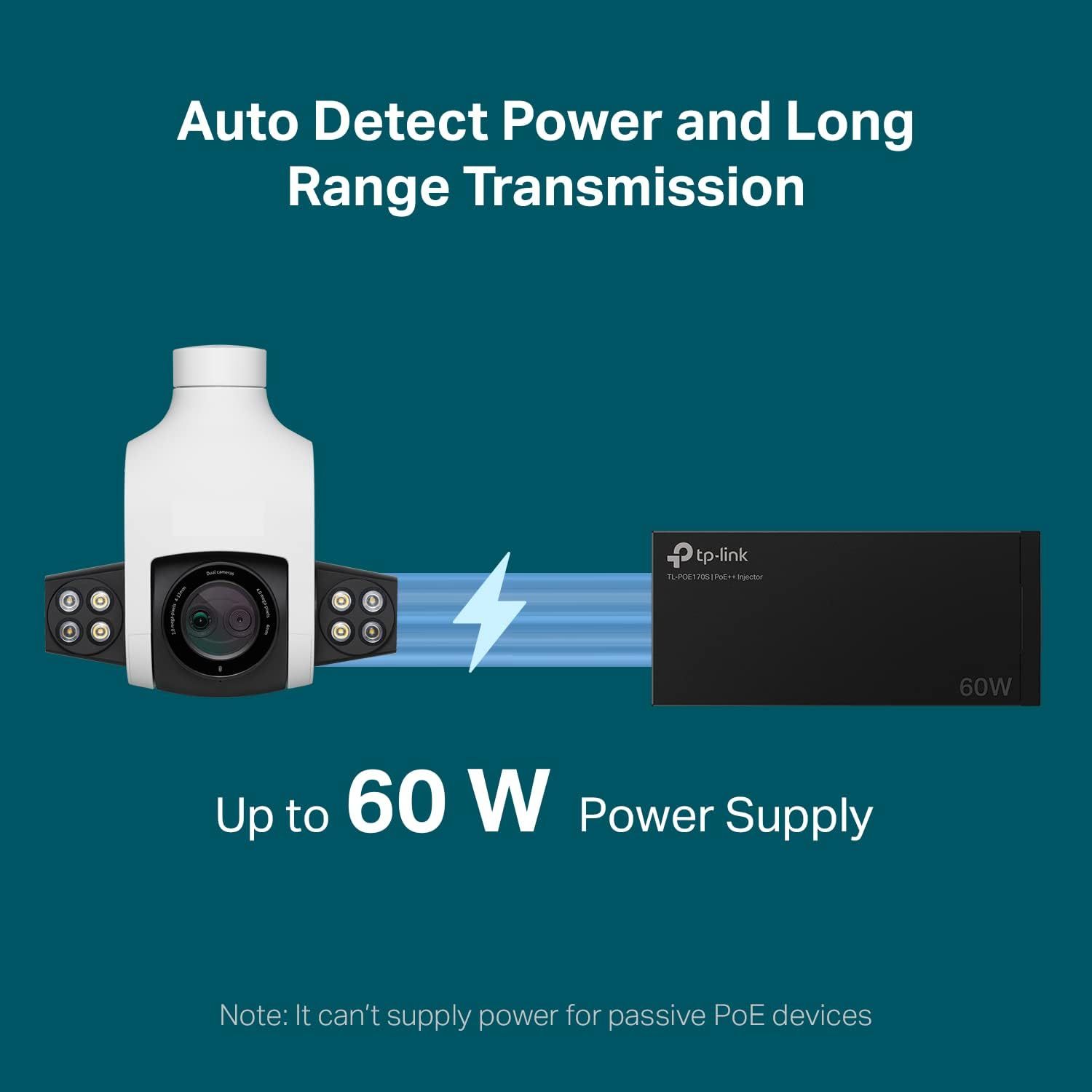 TP-Link TL-PoE170S 802.3at/af/bt Gigabit PoE Injector 30W (PoE++) UL Certified Black Desktop/Wall-Mount Plug Play 328 ft Reach · image 5