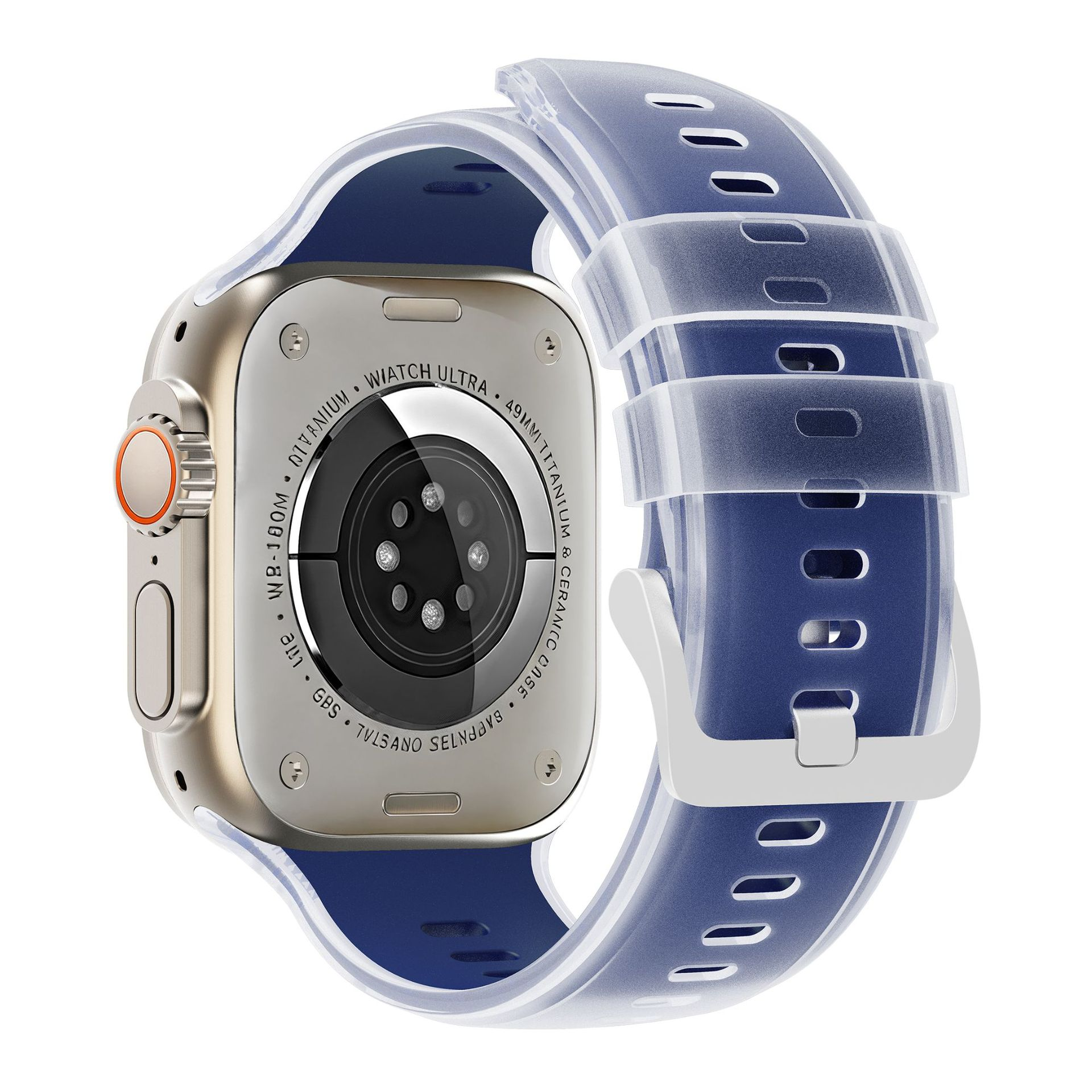 Bleu nuit transparent