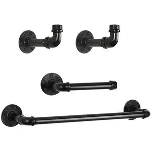 Kit <span class=keywords><strong>de</strong></span> produits <span class=keywords><strong>de</strong></span> <span class=keywords><strong>salle</strong></span> <span class=keywords><strong>de</strong></span> <span class=keywords><strong>bain</strong></span> 4 pièces Europe du Nord, ensemble d'accessoires <span class=keywords><strong>de</strong></span> <span class=keywords><strong>salle</strong></span> <span class=keywords><strong>de</strong></span> <span class=keywords><strong>bain</strong></span> porte-serviettes industriel robuste - Product Image 4