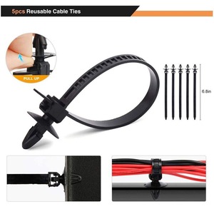 Juego de 4 Herramientas de Plástico Naranja para Remover Molduras de 5.5, 6.3, 7.3 y 8.7 Pulgadas, Extractor de Fijaciones de Paneles de Auto para Reparación Automotriz - Product Image 5