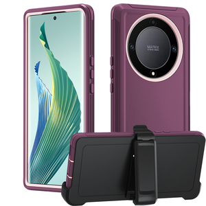 Funda de teléfono de protección completa a prueba de golpes 360 para <span class=keywords><strong>Huawei</strong></span> P30 Pro Hard PC 3 en 1 funda de teléfono para <span class=keywords><strong>Huawei</strong></span> Y9 <span class=keywords><strong>Prime</strong></span> con Clip para cinturón - Product Image 3