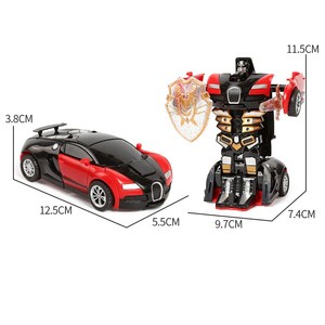 Collision transformant <span class=keywords><strong>Robot</strong></span> modèle voiture Mini déformation voiture Transformation jouet voiture inertiel jouet enfants garçon cadeau jouets enfants enfants - Product Image 4