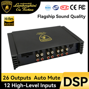 Amplificateur audio professionnel pour voiture <span class=keywords><strong>DSP</strong></span> LBDSP12 Processeur de signal numérique 12x30W 4 Ohm Mute automatique Haute puissance 2 canaux Bluetooth - Product Image 6