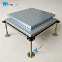Lantai Akses Kalsium Sulfat Terenkapsulasi Baja Kapasitas Beban Tinggi Modern Bersertifikasi Titan CE FS1000 untuk Ruang Server, Rumah Sakit, Kantor
