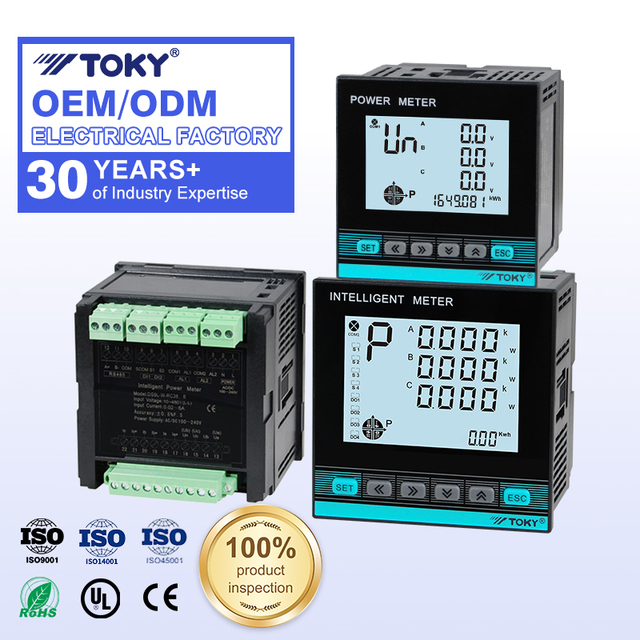TOKY High Precision Programmable Power Measuring Instrument LCD Display Smart Power Meters