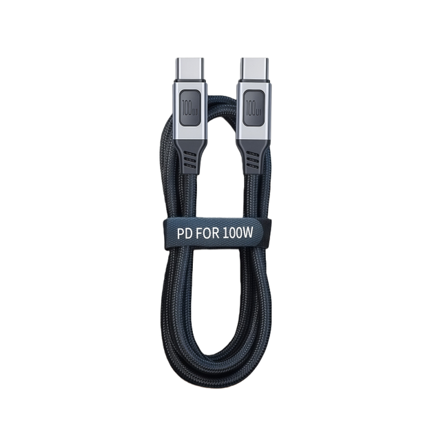 Type C 5A 100W 20V PD Cable Quick Charge USB Wire Charger Data Cable with E-Marker Chip for IOS Devices
