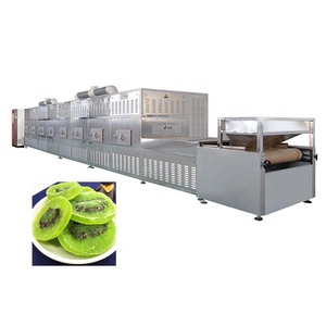 Nieuwe Grote Fruit Plak Kiwi Ananas Droger Leveranciers Sterilisatie En Uitdroging Transportband Magnetron Droogmachine - Product Image 4