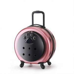 Transparent Bubble <b>Pet</b> Trolley Case Space Capsule Rolling Cat <b>Carrier</b> Luggage Airline Approved Breathable Puppy Travel Bag - Product Image 1