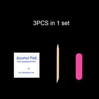 Kit d'outils multifonctionnels jetables OEM pour manucure et pédicure, avec bâtonnets en bois d'oranger et repousse-cuticules, pour usage professionnel en salon