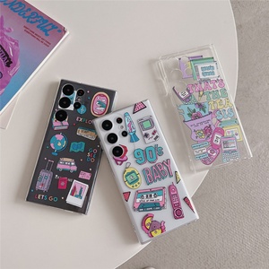Funda de Silicona Transparente con Dibujos Animados de Chicas de los 90 para Samsung S25 S24 S23 S22 A54 A53 A13 A72 A73 - Product Image 4