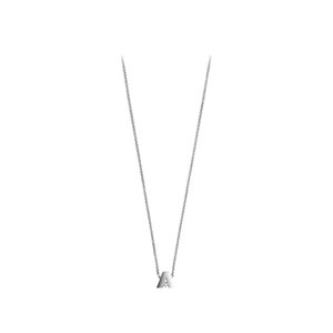 Collana con Ciondolo a Forma di Lettera A in Acciaio Inossidabile Angelina, Catena a Serpente, Minimalista, Unisex, per Uso Quotidiano - Product Image 1