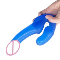 Ninghao Double Head Dildos pour lesbiennes, jouets sexuels pour clitoris, masseur anal en gel souple pour point G, jouets sexuels lesbiens