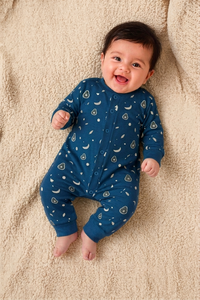 Combinaison pour bébé en coton biologique à imprimé avocat et banane, fermeture à pressions, vêtements de nuit pour nouveau-né - Product Image 3