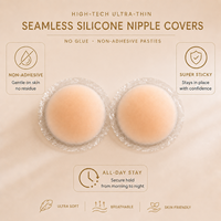 Cache-tétons en silicone auto-adhésifs réutilisables sans colle pour femmes, confortables, accessoires intimes imperméables, vente chaude