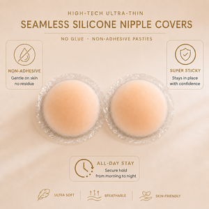 Cubrepezones de Silicona Autoadhesivos Reutilizables Sin Pegamento para Mujer, Accesorios Íntimos Cómodos e Impermeables, Gran Venta - Product Image 2