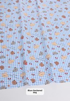 Kain Brokat Katun 100% Tahan Gesekan, Tebal, Lebar 63 inci, Motif Bunga, Kain untuk Rok DIY