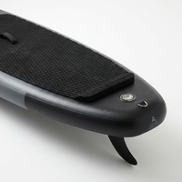 Planche de paddle gonflable tout usage pour adultes, portable, en PVC, avec pompe et 3 ailerons, pour lacs, rivières et surf
