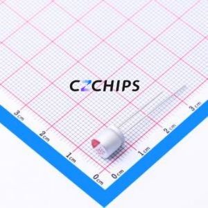 118EC229 ตัวเก็บประจุแบบแข็งชนิด Through hole (THT), ขนาด D6.3xL8 มม. 100uF 20% 35V - Product Image 1