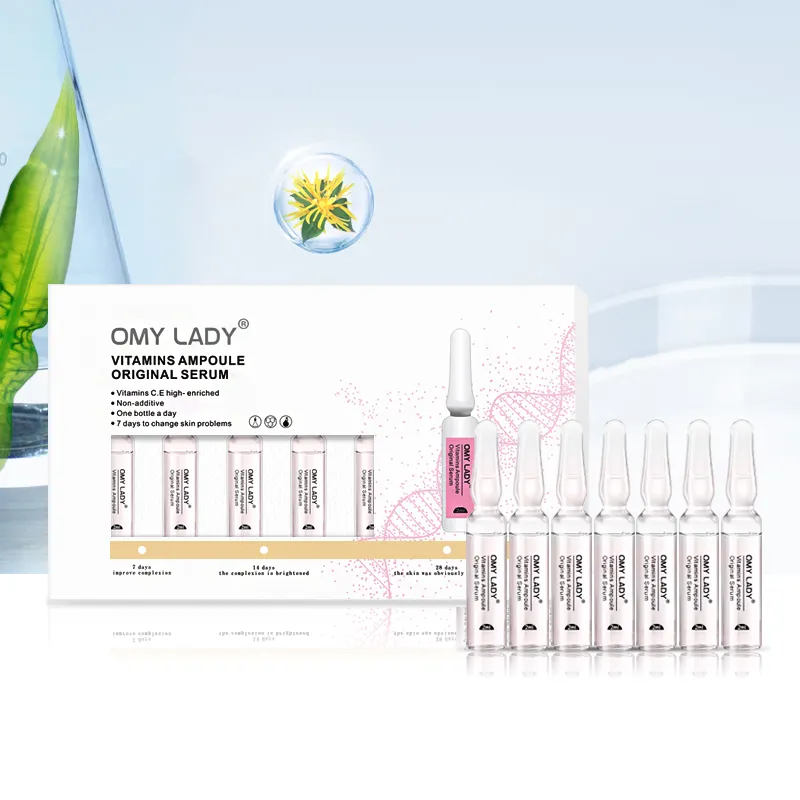 OMY LADY Skin Care Ampoule For Hydrating And Whitening Collagen Ampoule For Face Brightening