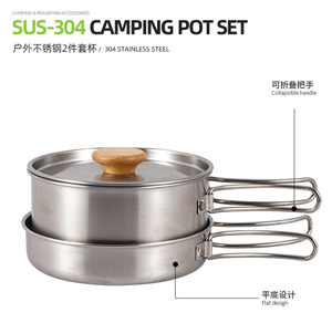 Casserole de camping en acier inoxydable 304 DFC916 - Product Image 4